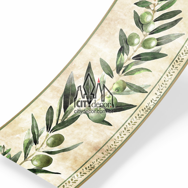 Faixa decorativa azeitonas Faixa decorativa azeitonas