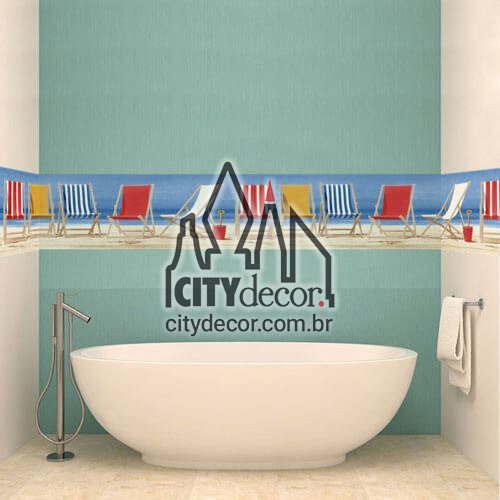 Faixa de parede para banheiro cadeiras de praia Faixa de parede para banheiro cadeiras de praia