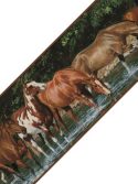 Faixa decorativa de parede Cavalos
