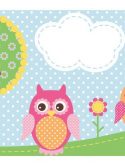 Faixa decorativa infantil Corujas