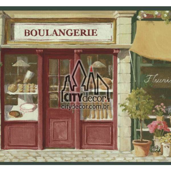 Faixa de parede rua de Paris Faixa de parede rua de Paris