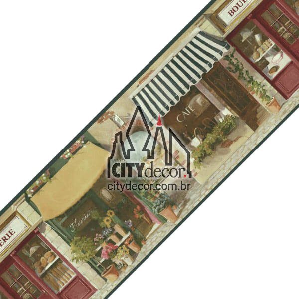 Faixa decorativa de parede Paris Faixa decorativa de parede Paris