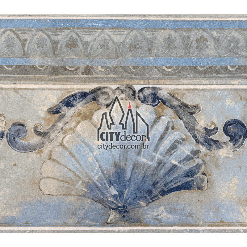 Faixa de parede conchas do mar Faixa de parede conchas do mar