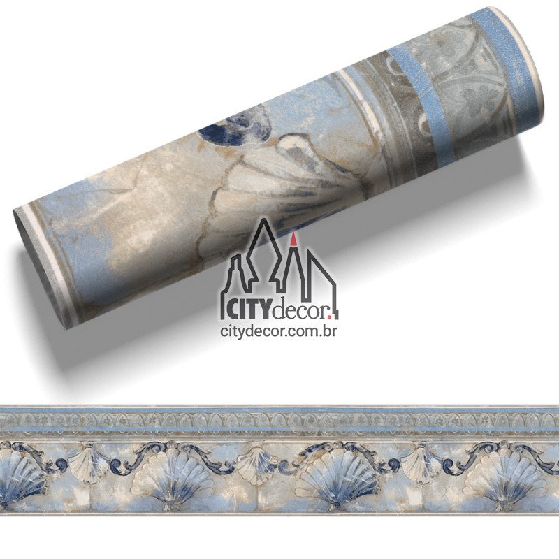 Faixa de parede conchas marinhas Faixa de parede conchas marinhas