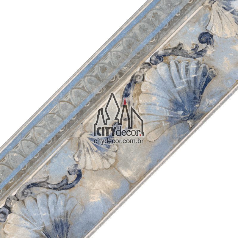 Faixa decorativa conchas do mar Faixa decorativa conchas do mar