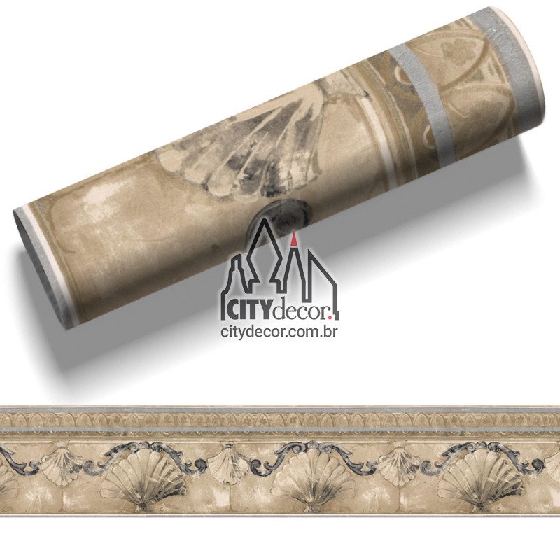 Faixa decorativa conchas marinhas Faixa decorativa conchas marinhas