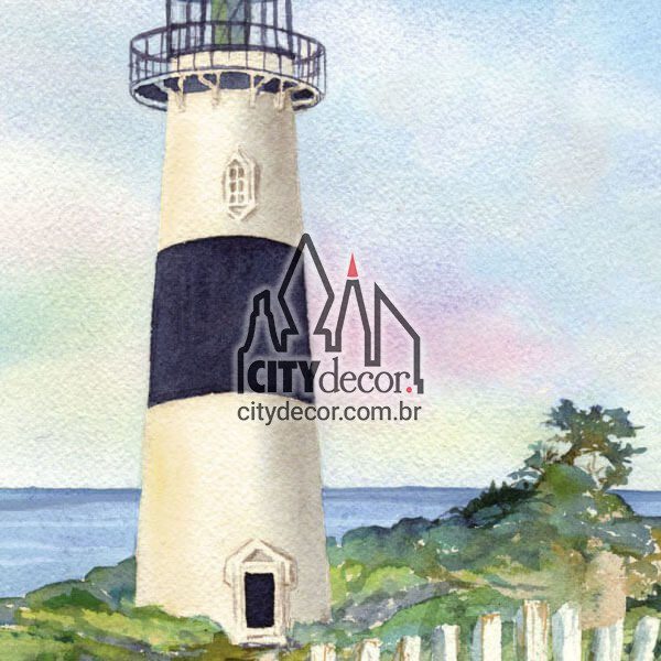 Faixa de parede Farol da Praia Faixa de parede Farol da Praia