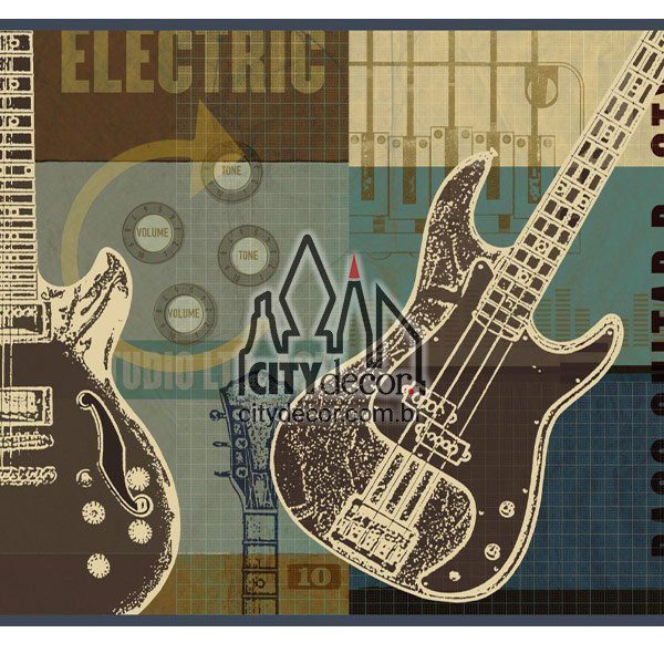 Faixa de parede Guitarras Faixa de parede Guitarras