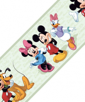 Faixa decorativa de parede infantil Mickey