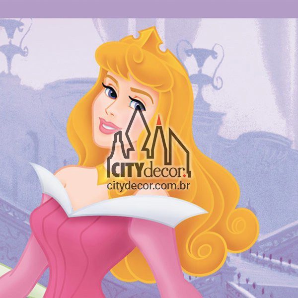 Faixa adesiva Princesas Faixa decorativa de parede Princesas Disney