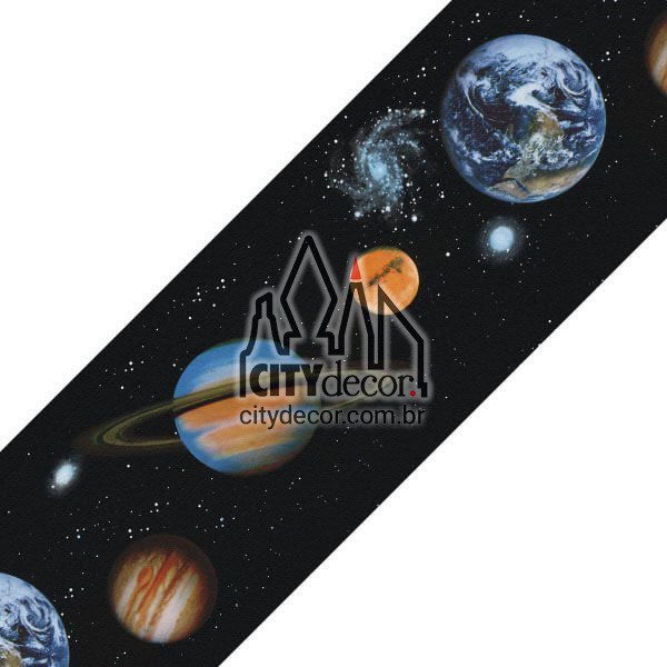 Faixa decorativa de parede Planetas Faixa de parede Planetas