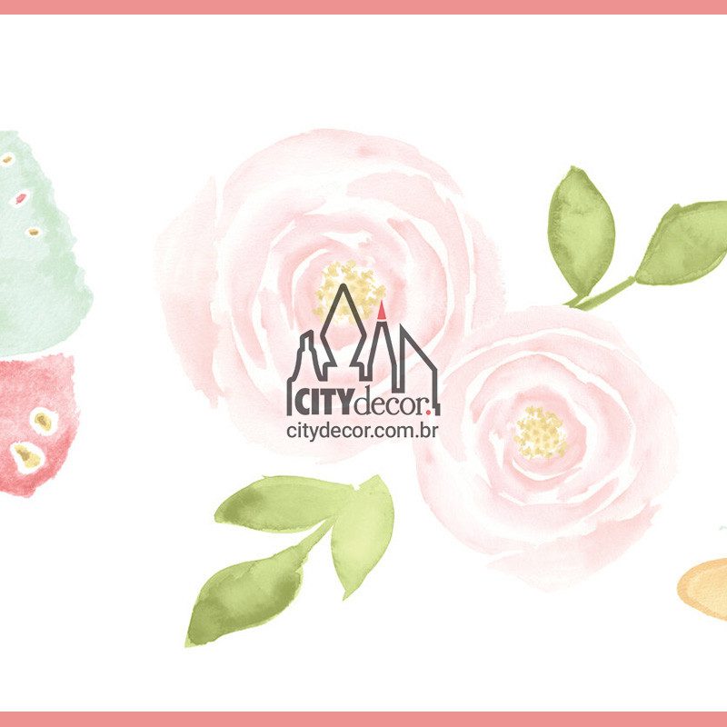 faixa de parede infantil floral faixa de parede infantil floral