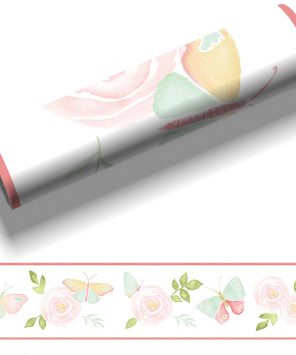 Faixa decorativa rosas