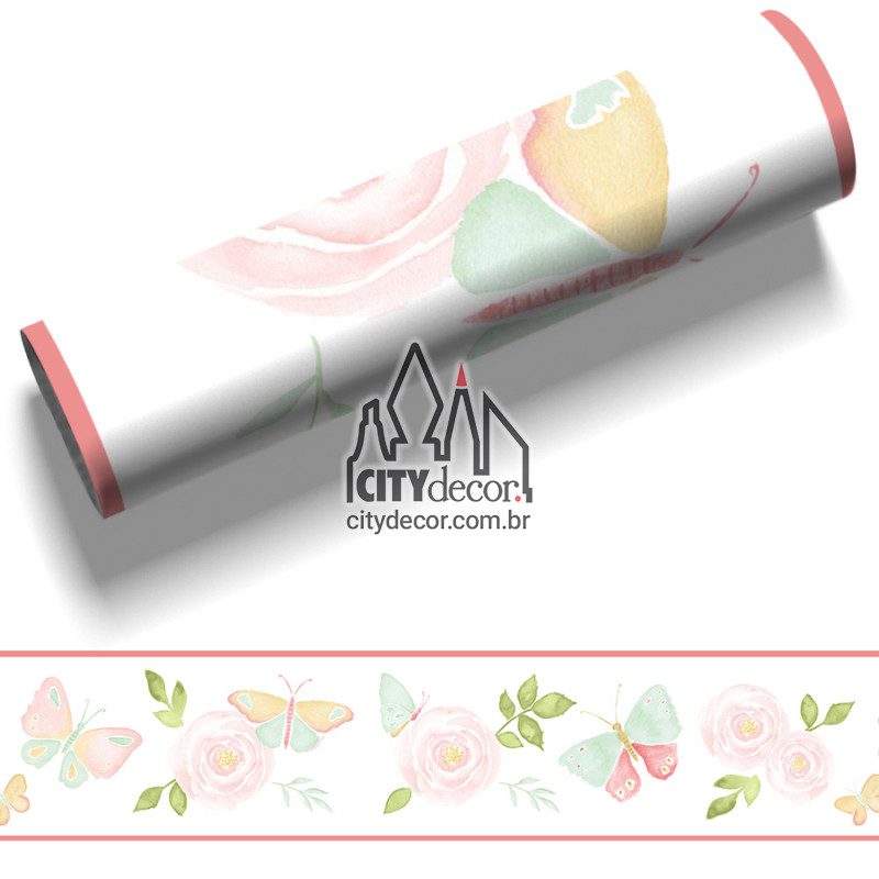 Faixa decorativa rosas Faixa decorativa rosas