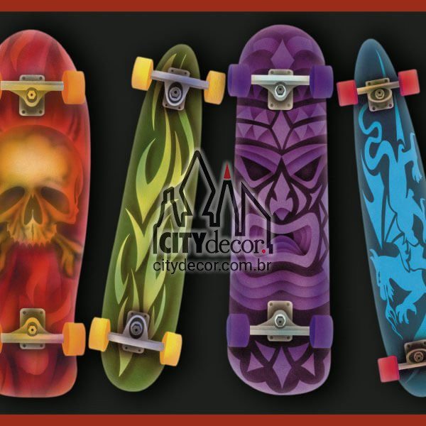 Faixa de parede skates Faixa de parede skates