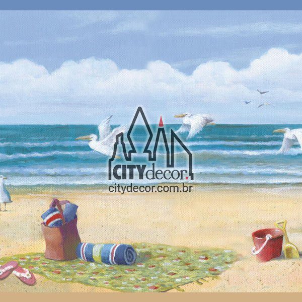 Faixa de parede border areia na praia Faixa de parede border areia na praia