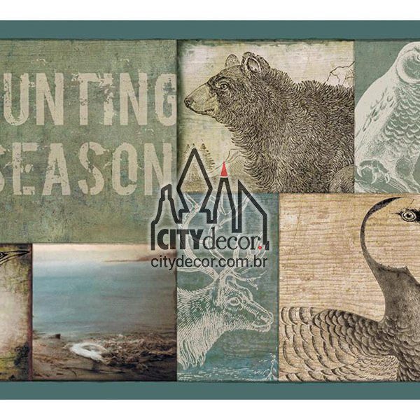 Faixa de parede vida selvagem Faixa de parede vida selvagem