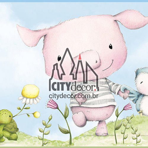 Faixa decorativa infantil Desfile dos bichinhos Faixa decorativa infantil Desfile dos bichinhos