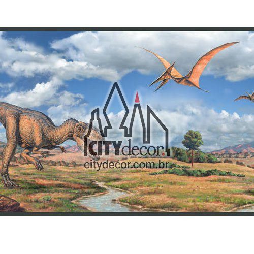 Faixa decorativa Dinossauros Faixa decorativa Dinossauros