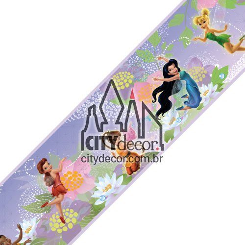 Faixa decorativa Fadas Disney Faixa decorativa Fadas Disney
