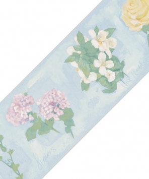 Faixa decorativa floral Flor do dia