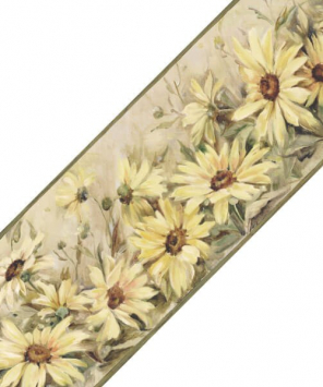 Faixa decorativa floral Girassol