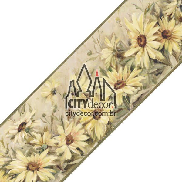Faixa decorativa floral Girassol Faixa decorativa floral Girassol