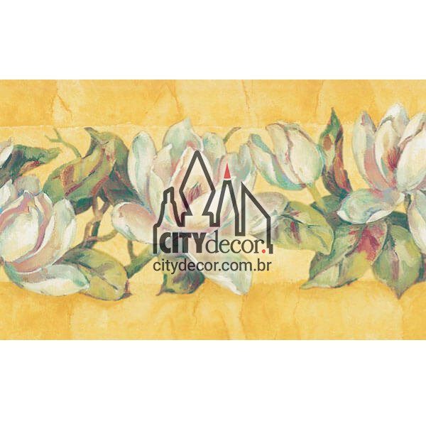 Faixa de parede floral lírios Faixa de parede floral lírios