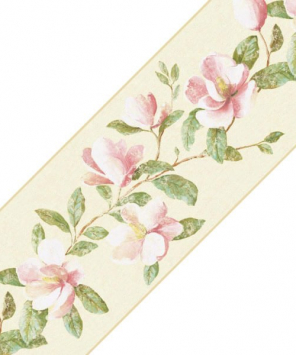 Faixa decorativa floral Magnólia