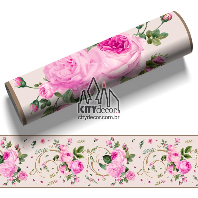 Faixa de parede buquê de rosas para quarto Faixa de parede buquê de rosas para quarto