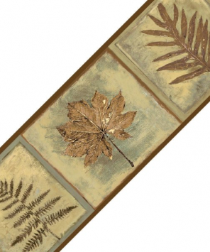 Faixa decorativa folhas secas