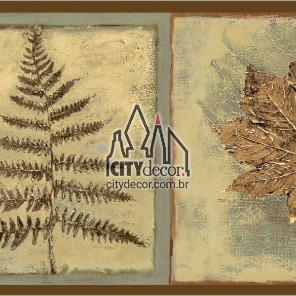 Faixa decorativa folhas secas Faixa decorativa folhas secas