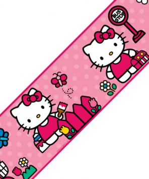 Faixa de parede Hello Kitty