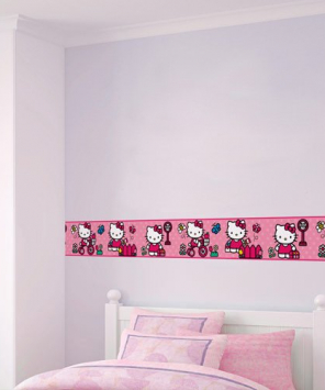 Faixa de parede para quarto Hello Kitty