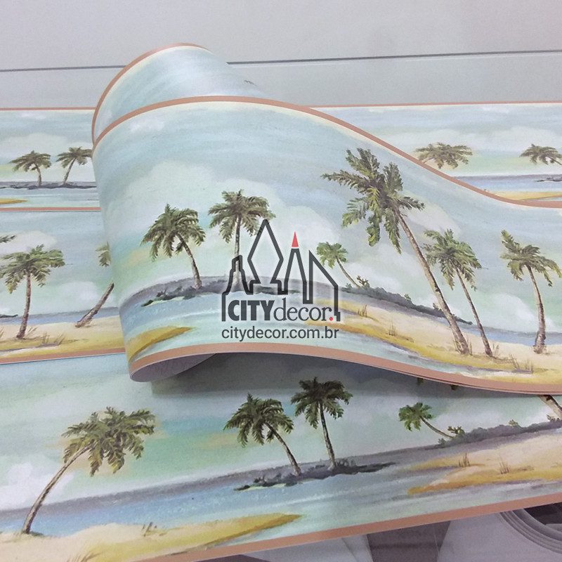 Faixa de parede praia Faixa de parede praia