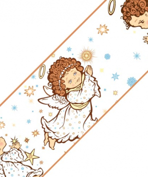 Faixa de parede anjos da guarda