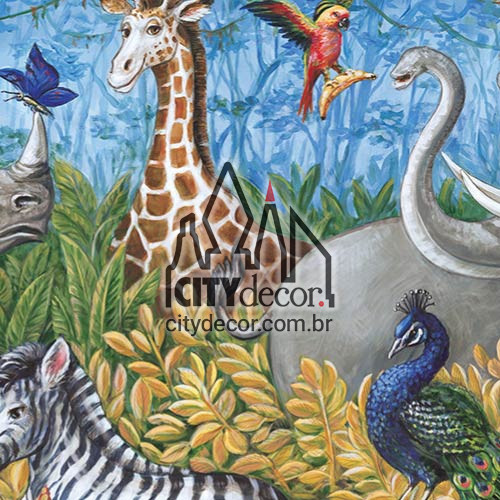 Faixa de parede safari Faixa de parede safari