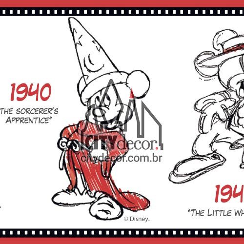 Faixa de parede Mickey Faixa de parede Mickey