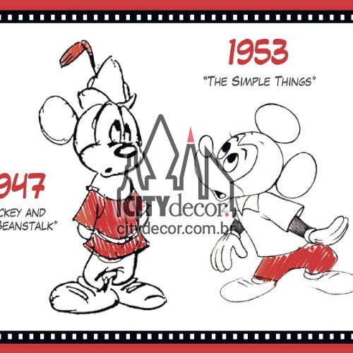 Faixa de parede Mickey Faixa de parede Mickey