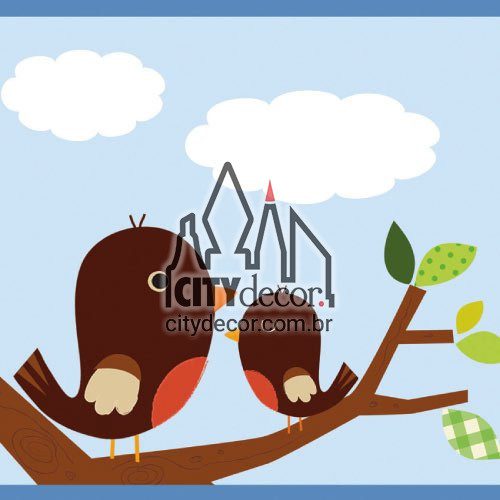 Adesivo infantil passarinho e corujinha Adesivo infantil passarinho e corujinha