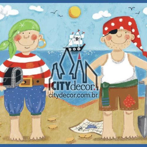 Faixa de parede Piratas Faixa de parede Piratas