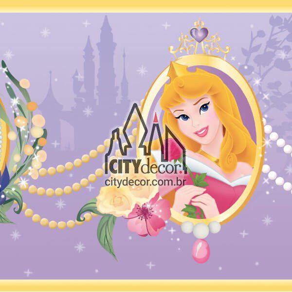 Faixa infantil Princesas Disney - lilás Faixa infantil Princesas Disney - lilás