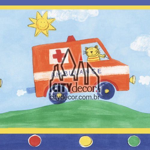 Faixa decorativa infantil SOS dos bichinhos Faixa decorativa infantil SOS dos bichinhos