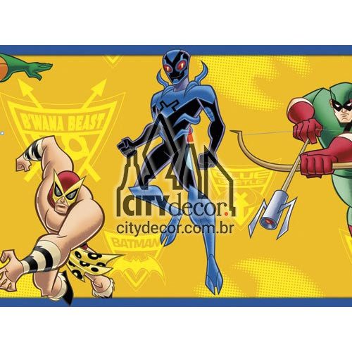 Faixa de parede Batman bravos e destemidos Faixa de parede Batman bravos e destemidos