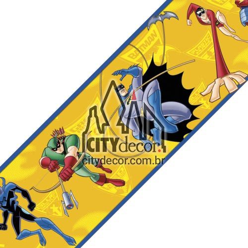 Faixa decorativa Batman super heróis Faixa decorativa Batman super heróis