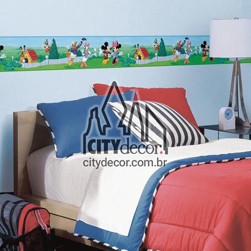 Faixa decorativa infantil turma do Mickey Faixa decorativa infantil turma do Mickey