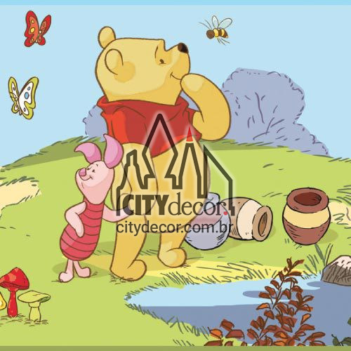 Border de parede Ursinho Puff Border de parede Ursinho Puff