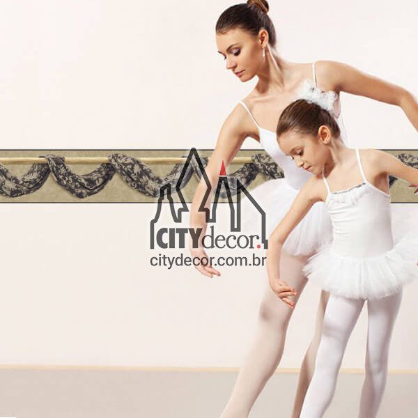 Faixa de parede lenço da bailarina Faixa de parede lenço da bailarina