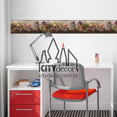 Faixa de parede motos motocross Faixa de parede motos motocross