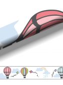 Faixa de parede pipas e balões